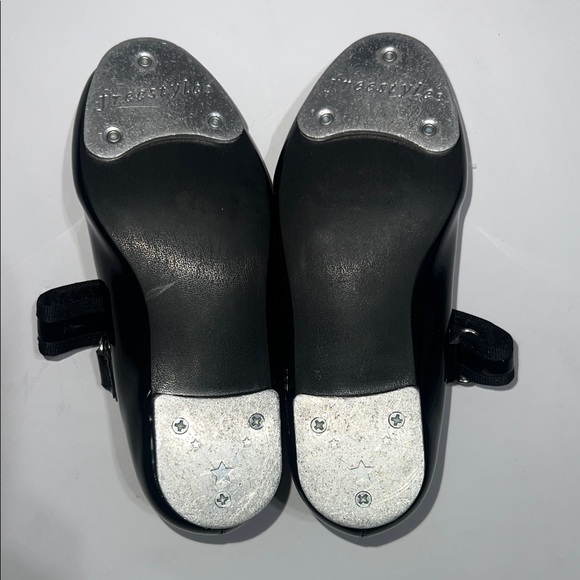 Freestyle Shiny Black Kids Tap Shoes - Picture 8 of 8
